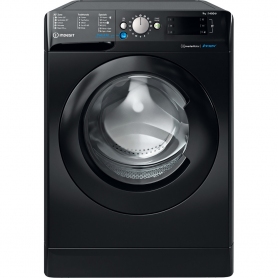 Indesit BWE91484XKUKN 9kg 1400 Spin Washing Machine - Black