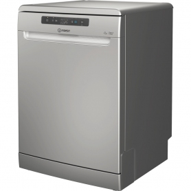 Indesit DFC2B16SUK Full Size Dishwasher - Silver - 13 Place Settings - 0