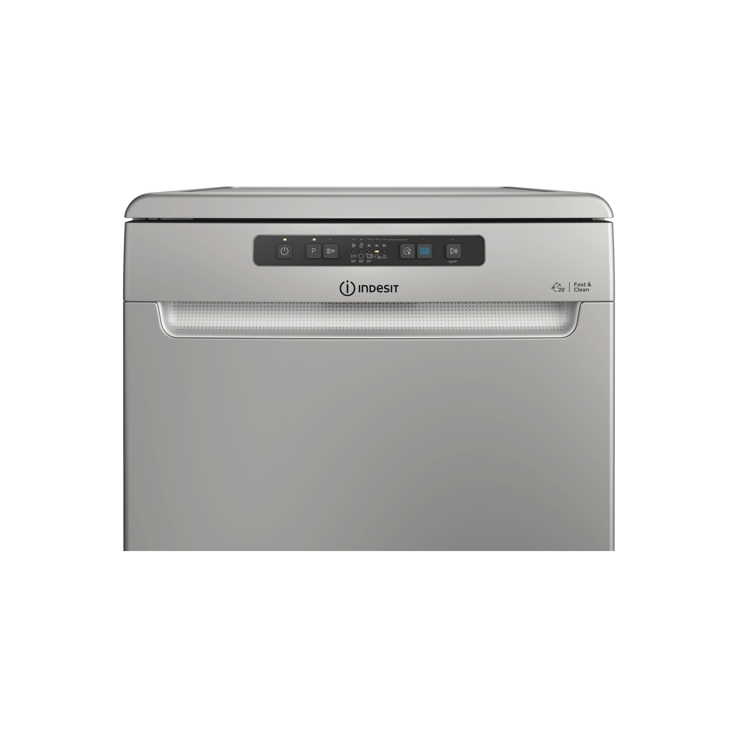 Indesit DFC2B16SUK Full Size Dishwasher - Silver - 13 Place Settings - 2