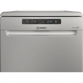 Indesit DFC2B16SUK Full Size Dishwasher - Silver - 13 Place Settings - 2