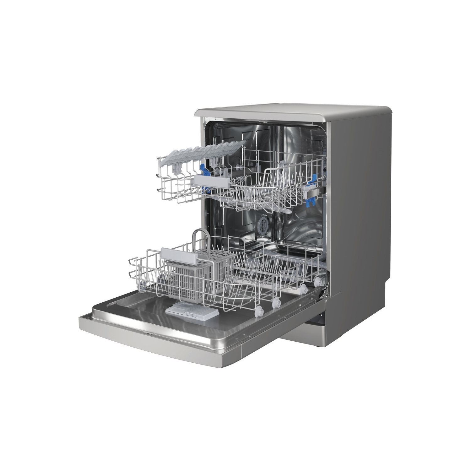 Indesit DFC2B16SUK Full Size Dishwasher - Silver - 13 Place Settings - 4