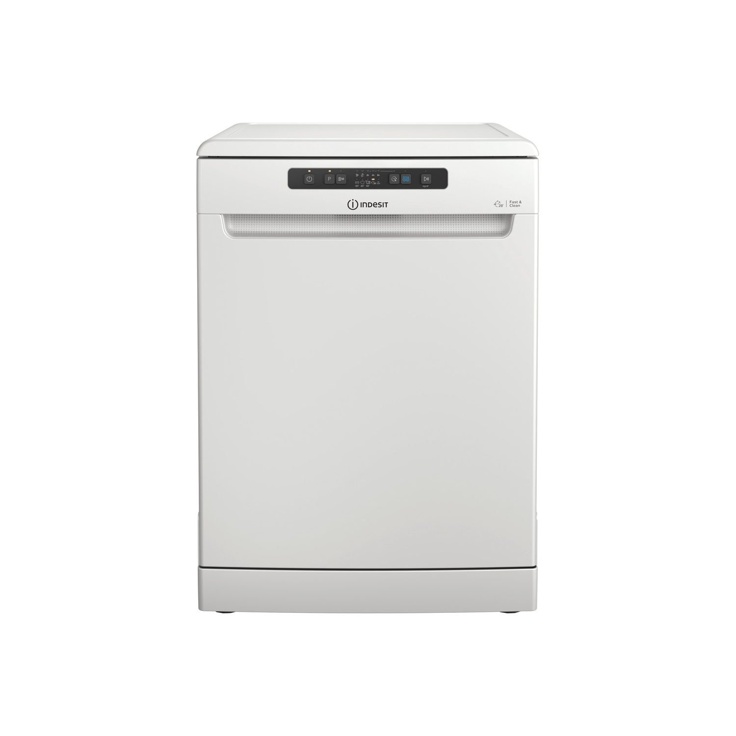Indesit DFC2B16UK Full Size Dishwasher - White - 13 Place Settings - 1