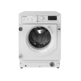 Hotpoint BIWMHG81485UK 8kg 1400 Integrated Washing Machine - White - 0
