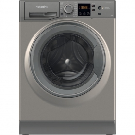 Hotpoint NSWM1043CGGUKN 10kg 1400 Spin Washing Machine - Graphite